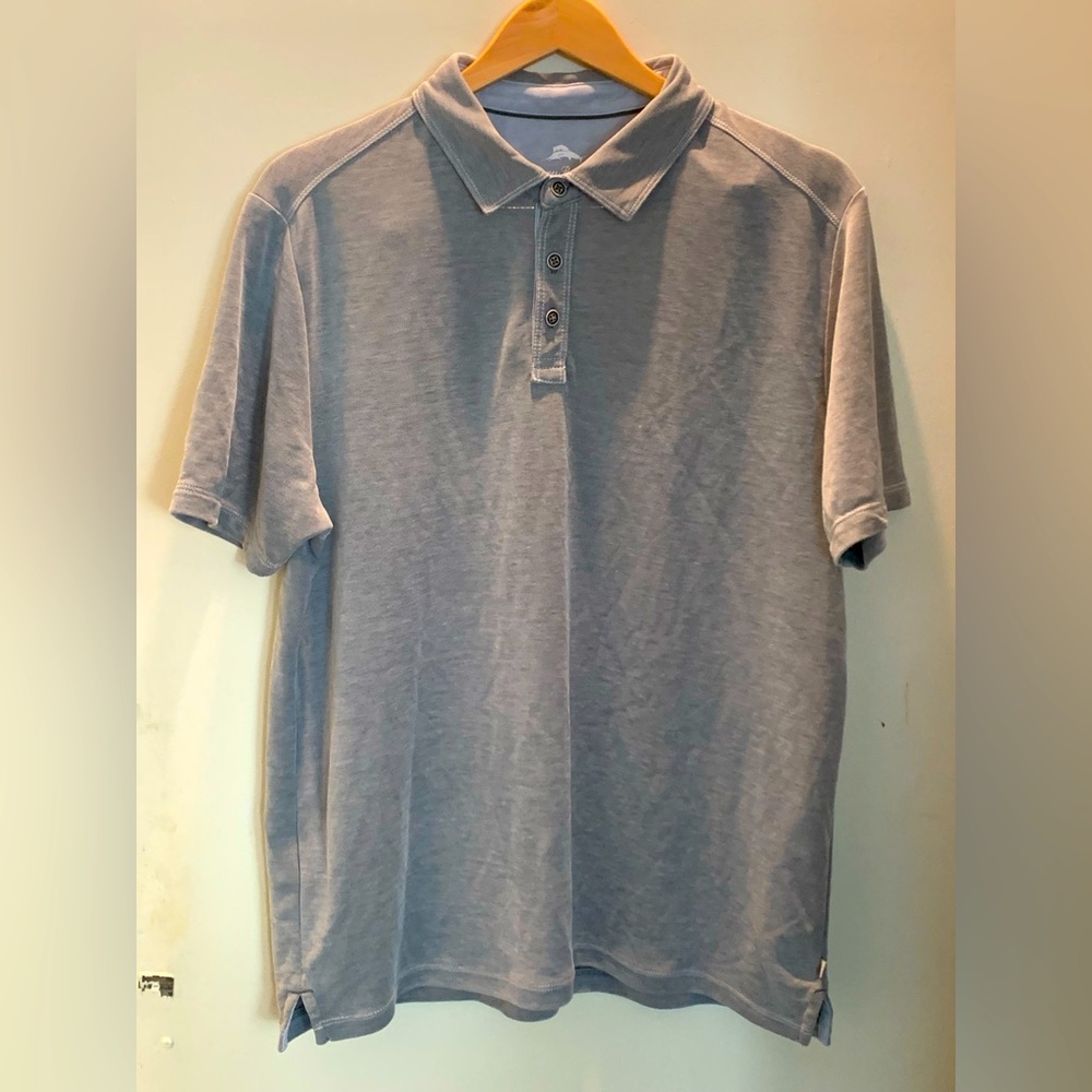 Large light grey Tommy Bahamas polo